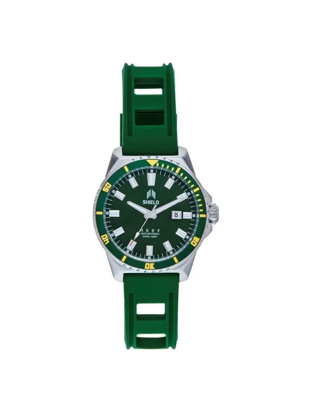 NWT Shield Reef Green Dial Men's Watch